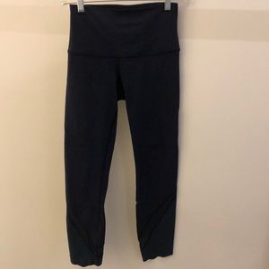 lululemon athletica Pants - Lululemon blue crop perforated legging,sz 4, 69027 lululemon athletica Pants - Lululemon blue crop perforated legging,sz 4, 69027